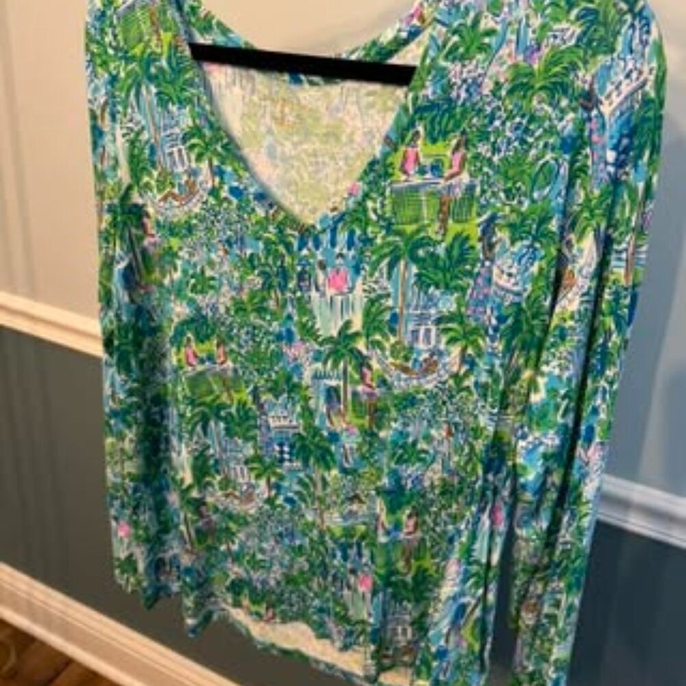 Lilly Pulitzer - Women's Pajama Top - XL